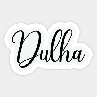 Dulha Shirt, Indian Groom Tshirt Sticker